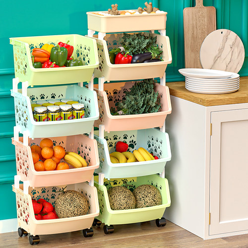 厨房多功能置物架多层收纳架