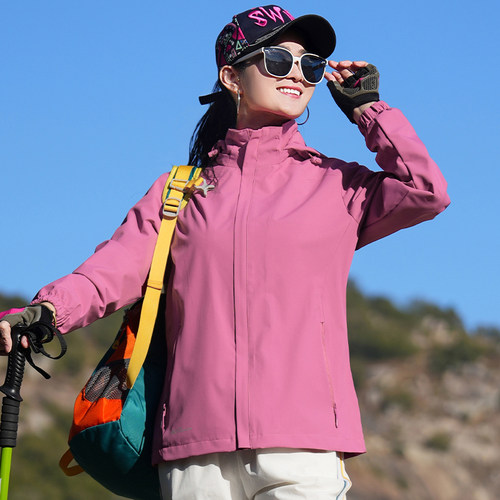 秋季外套女2025新款户外冲锋衣