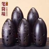 陶埙10孔演奏初学勋古埙乐器双腔F调十孔入门新手8孔笔筒埙G八孔