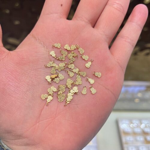 18K金diy古法葫芦弹簧扣万能扣编手链项链手串配饰多样性发其一