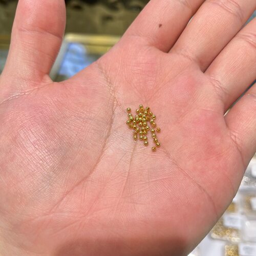 18K金配件光珠圆珠Diy搭配发其一