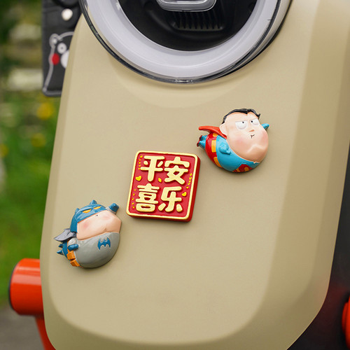 电动车超人蝙蝠侠3D立体车贴