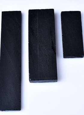 天然黑曜石刀料原石切片板料手工石刀宝剑匕首雕刻实验 定制规格