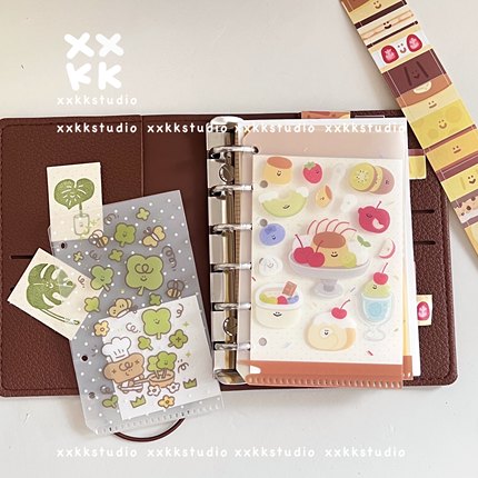 xxkk炫炫酷酷丨原创M5A7磨砂活页袋