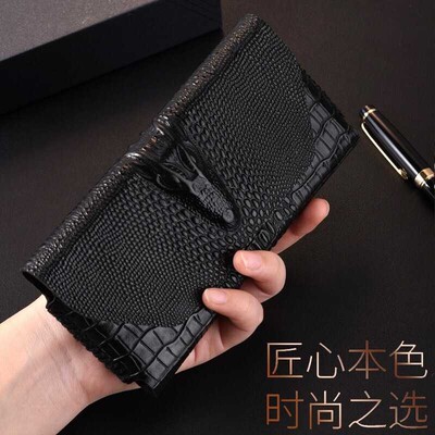 【手工定制】适用于华为mate XT手机壳真皮matex6手机套三折叠屏鳄鱼纹高级感X5皮套个性XS 2钱包款保护套