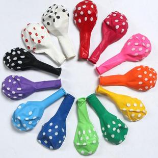 加厚12寸2.8克波点圆点气球 饰圆形糖果色气球 婚房布置生日派对装