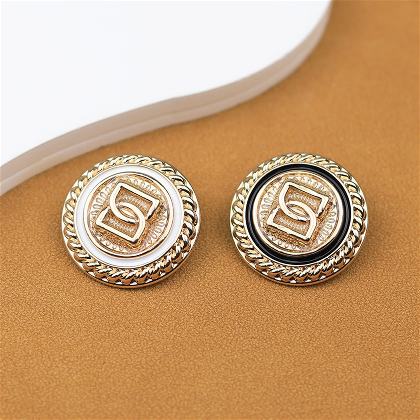 DHH金属纽扣高档合金双D标志