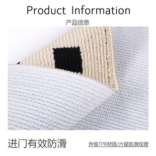 耐脏免洗脚垫玄关家用室内门. 优选门地b垫大门口进门玄关地毯法式