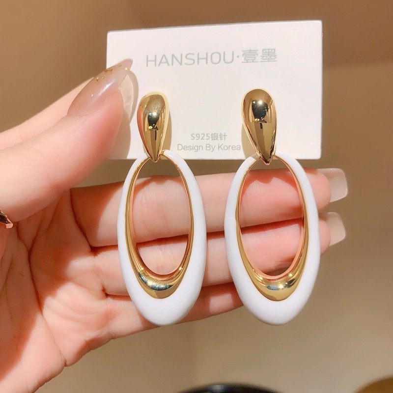 几何形显脸瘦耳环气质高级大气欧美时尚夸张耳饰网红百搭银针耳坠,饰品/流行首饰/时尚饰品新,耳环,淘宝优惠券,粉丝福利购,淘宝优惠卷