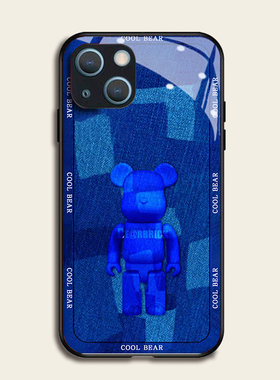 布底小熊适用苹果13pro手机壳12max11钢化玻璃iphone硅胶xr7sx865