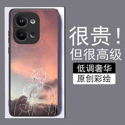 小众情侣适用opporeno9手机壳8pro+真我A976K10X新款7se钢化玻璃a73全包72防摔A57A1pro保护套r17简约GTneo