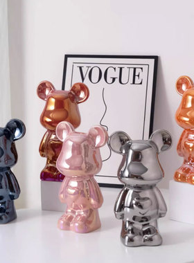 网红暴力熊装饰品摆件