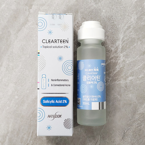 现货韩国药店HANDOK消痘痘水30ml除痘印疤闭口青春神器Clearteen