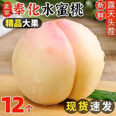 奉化现摘水蜜桃软糯爆汁12只