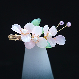 民族风发饰梦华录赵盼儿刘亦菲同款发钗古装簪子花朵小u钗边夹饰