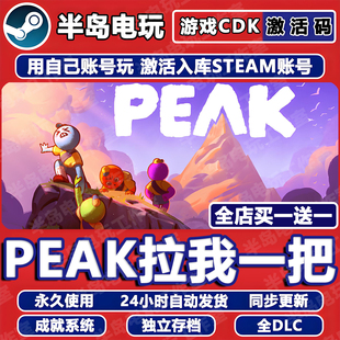 PEAK拉我一把Steam激活码CDK全DLC多人在线联机国区游戏入库全球
