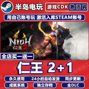 CDKey全DLC永久入库Nioh2全球国区 游戏Steam激活码 仁王2 1完整版