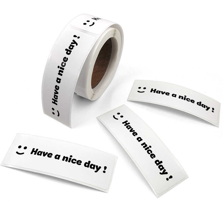 烘焙装饰黑白咖啡奶茶外卖贴纸