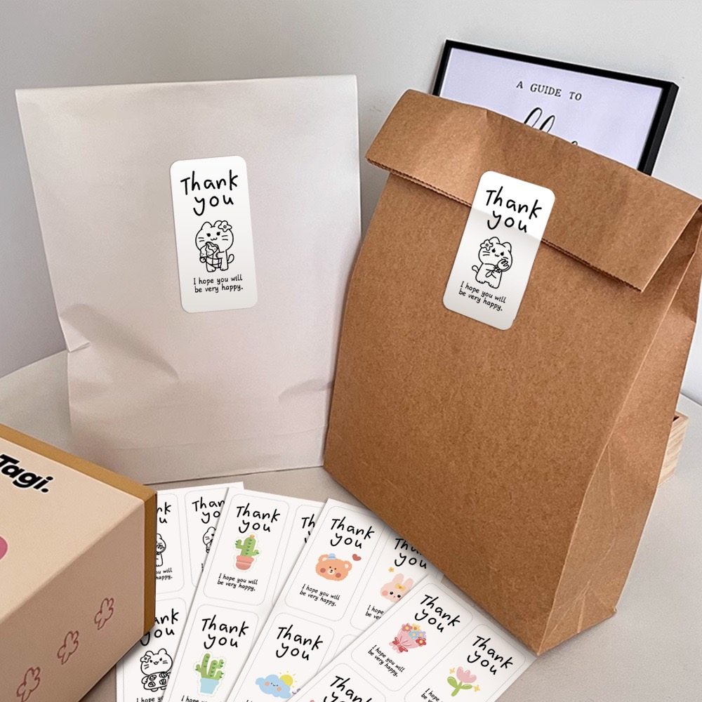 100贴/包可爱椭圆感谢贴纸飞机盒袋子礼盒封口贴不干胶包装贴纸,文具电教/文化用品/商务用品,不干胶标签,淘宝优惠券,粉丝福利购,淘宝优惠卷