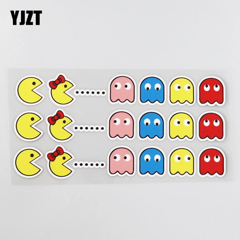 yjzt 经典怀旧 吃豆子游戏贴纸 汽车网红潮流车贴 cs8178