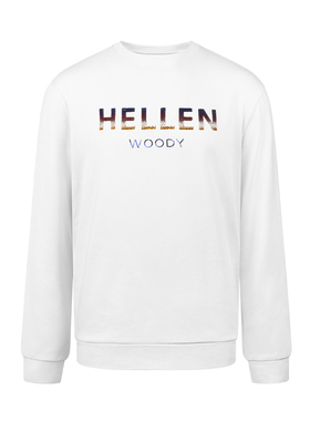 HELLEN&WOODY轻奢男装春秋新款男长袖T恤圆领打底衫潮流时尚休闲