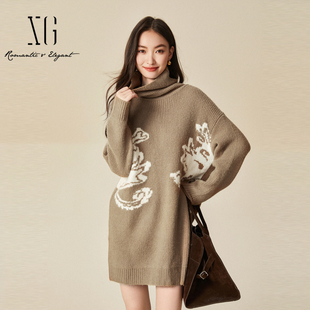 毛织连衣裙XJ411066A509