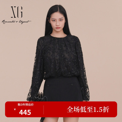 雪歌女装新款XG雪歌女装2026年新款衬衫XK121027A290