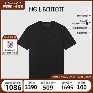 尼奥贝奈特22秋冬男式 BARRETT NEIL 上衣 闪电系列 纯棉短袖