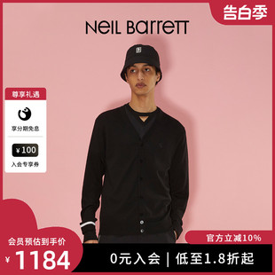 长袖 NEIL 尼奥贝奈特22秋冬男式 BARRETT 针织开衫