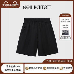 休闲轻薄沙滩百搭潮流透气短裤 Barrett2024春夏男式 黑色 Neil