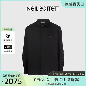 NEIL BARRETT/尼奥贝奈特2023春夏新款男式长袖衬衫早秋外套