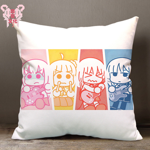 孤独摇滚伊地知虹夏山田凉喜多郁代后藤独周边抱枕头靠垫定制礼物