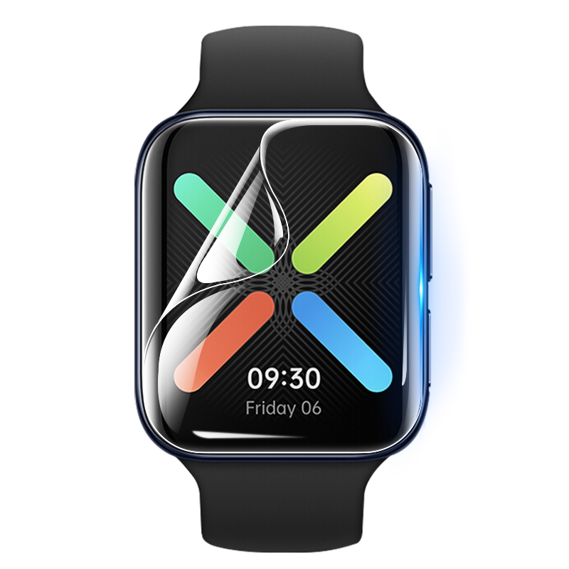 oppowatch2钢化水凝膜oppo手表watch2智能eSIM版42蓝牙版free全屏手环软膜2代46mm全包曲面原