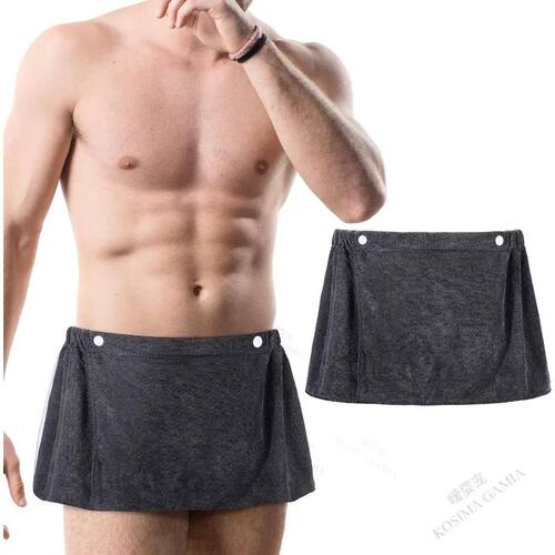 Comfortable Sauna Skirt for Men's Wearable Bath Towel Magic