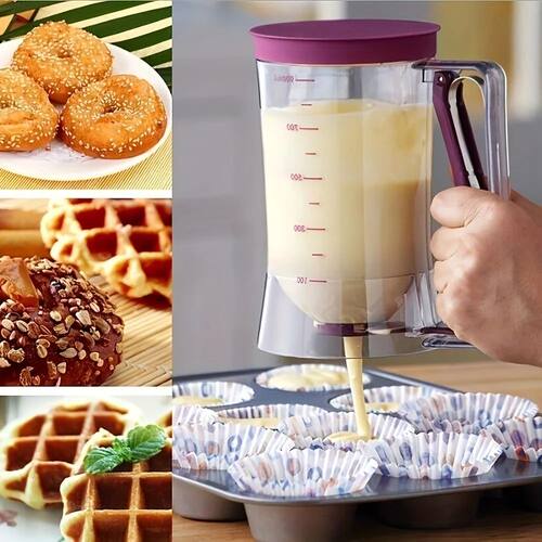 Cupcake Batter Dispenser, Easy Clean Portion Control Tool fo
