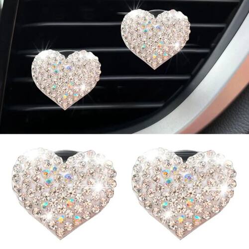 Heart-shaped Car Perfume Diffuser Car Air Freshener Vent Cli