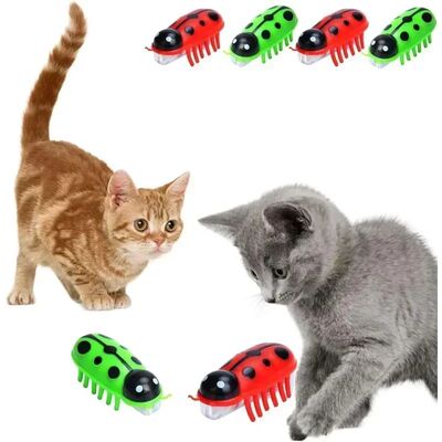 Electric Bugs Cat Toy Ladybug Automatic Escape Automatic Tun