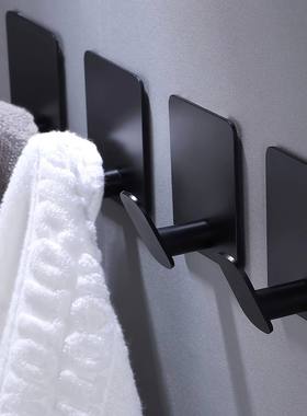 Adhesive Hooks - 4pcs Towel/Coat Hooks Wall Hooks Stick On B