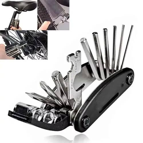 16-in-1 Portable Bicycle Repair Tool Kit Hex Wrench Nut Tire