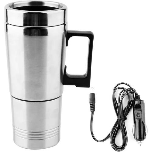 Vehicle Heating Cup 12V/24V Electric Heating Car Kettle Stai