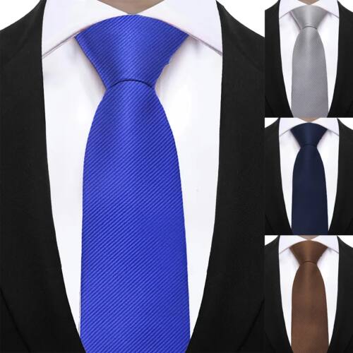 Classic Solid Color Ties For Men Formal 8cm Colorful Busines