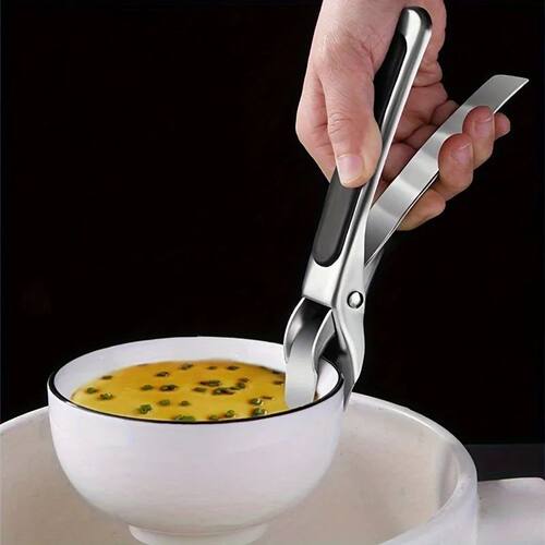 1PC Stainless Steel Pizza Pan Gripper, Heat-Resistant Kitche