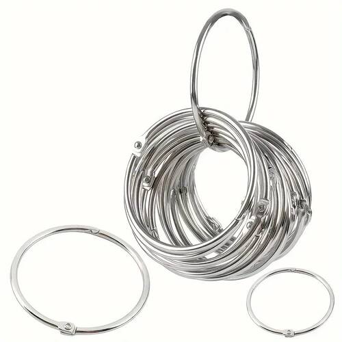10PCS binder book ring, loose leaf binder ring, key ring, in