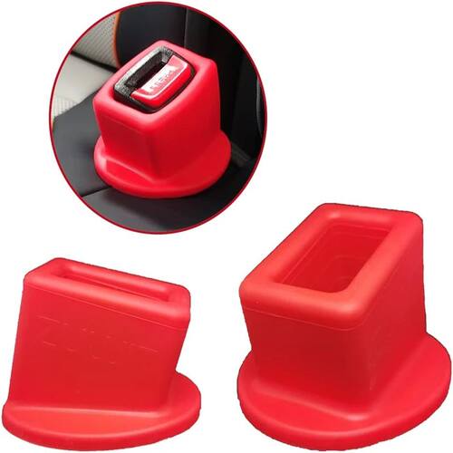 1/2pcs Car Belt Buckle Holder Made Of Eco-Friendly Silicone
