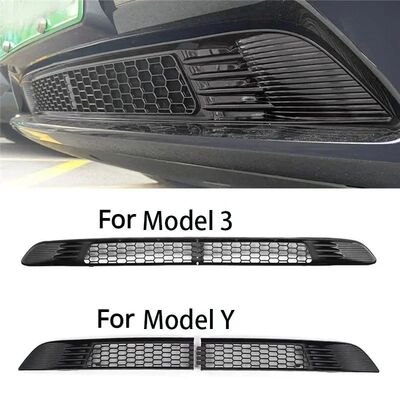 Car Lower Bumper Anti Insect Net Vent Cover  for Tesla Model