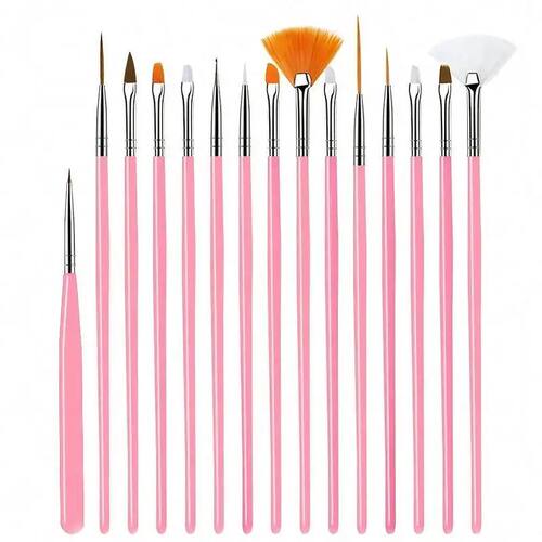 15pcs Fine Detail Paint Brush Set - Miniature Paint Brush Fo