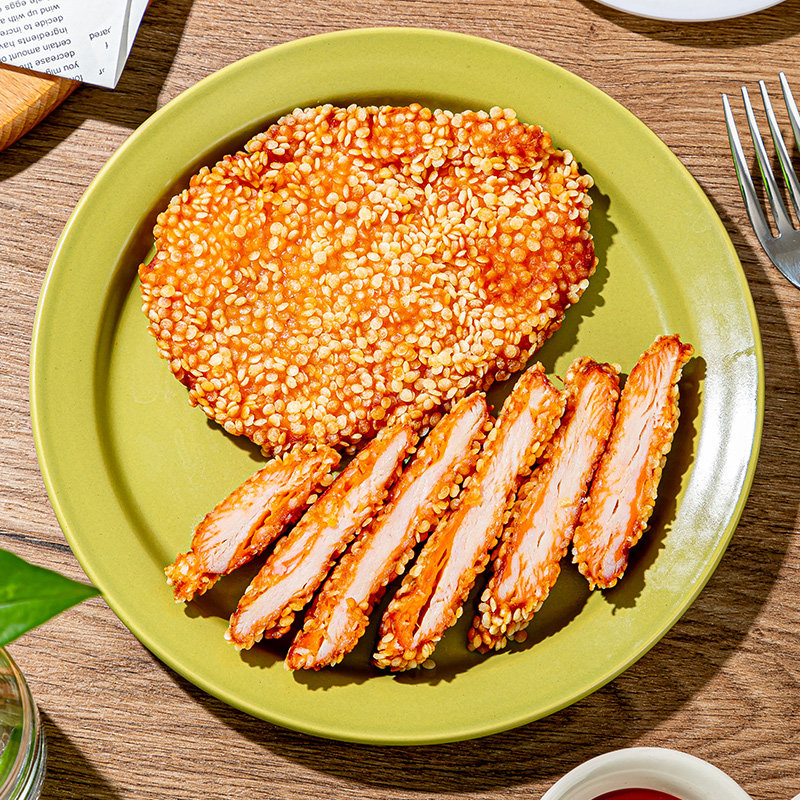 香脆雪花鸡排半成品冷冻空气炸锅食材汉堡鸡排裹粉香煎鸡扒油炸