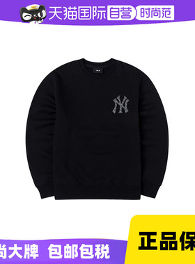 MLB圆领卫衣男女装情侣运动服休闲上衣套头衫3AMTM0946商场2024年