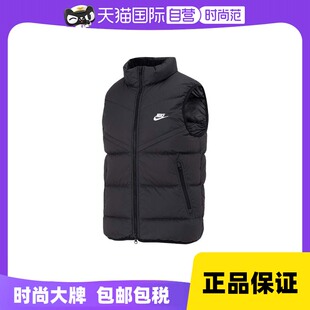 运动服训练休闲无袖 新款 Nike耐克男装 外套宽松羽绒服马夹 自营