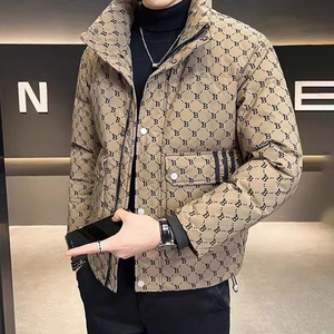潮牌羽绒服男冬季2024新款短款加厚保暖立领潮流帅气时尚轻薄外套